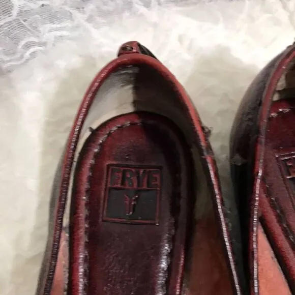 Frye Regina Leather Ballet Shoes Size 7M