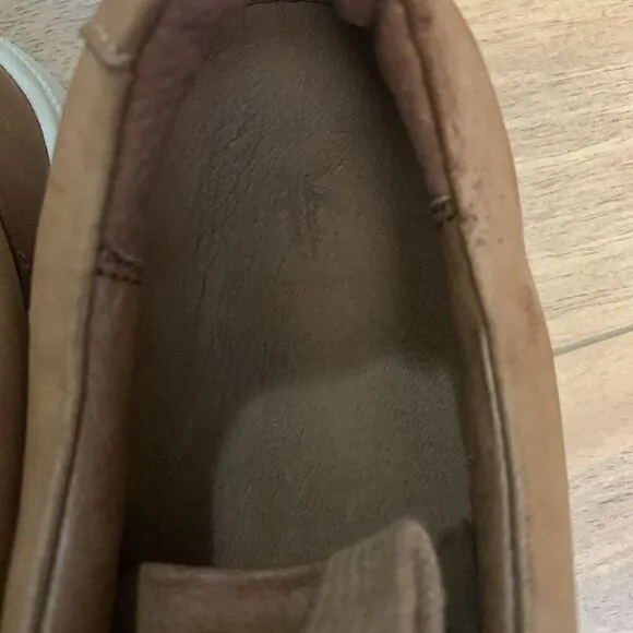Frye Sneakers Brown Leather Lace Up Shoes Mens 8.5 Made In The USA retail $178