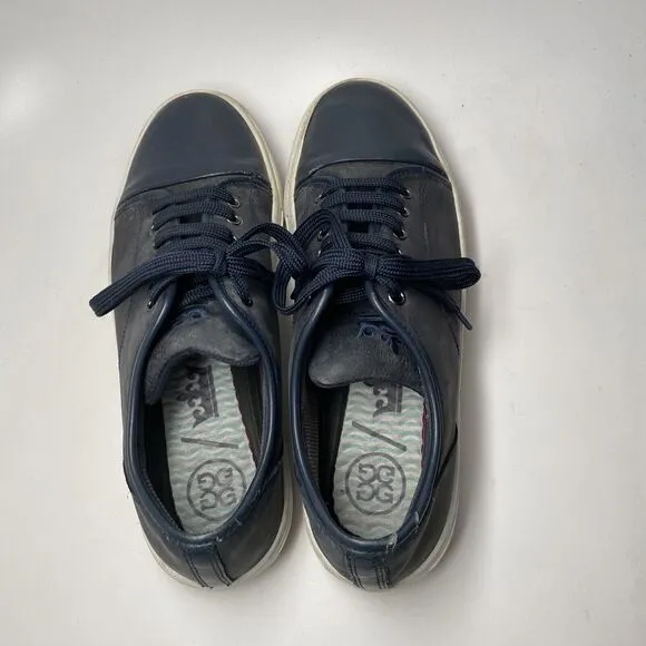 G/Fore Peter Millar Cap Toe Disruptor Golf Shoes Blue Leather Men Size 9.5