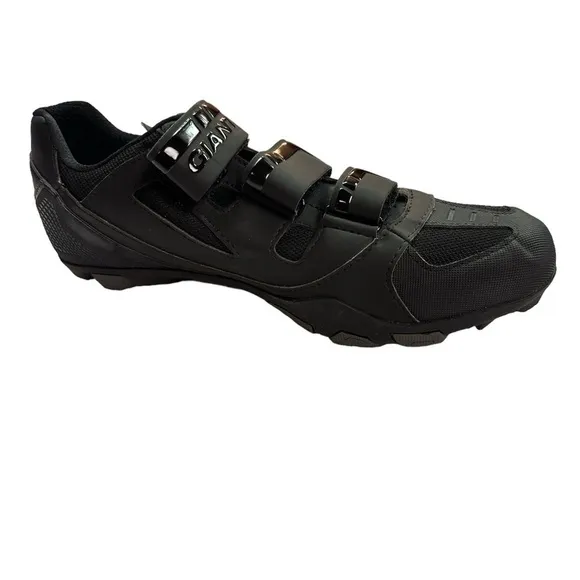 Giant Flux Black Bicycling Shoes Mountain or Road Biking Preowned Mens Size 11