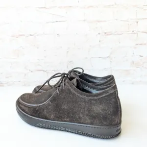 Giorgio Armani Brown Oxfords Premium Suede Elegance Men's Boots