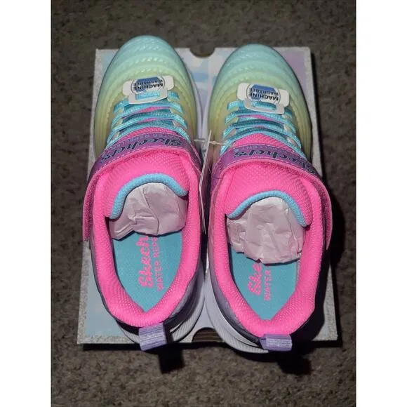 Girl's SKECHERS KIDS Jumpsters 2.0 - Blurred‎ Dreams 303397L 1,2,3 &amp; 4