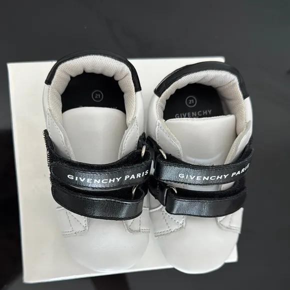 Givenchy Kids White and Black Shoes