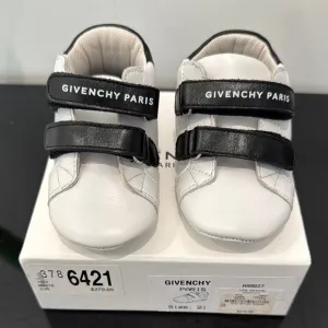 Givenchy Kids White and Black Shoes