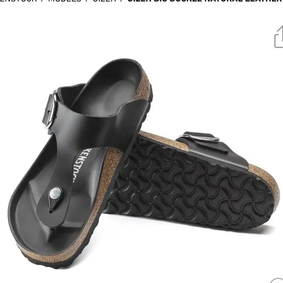 Gizeh Big BuckleNatural Leather Oiled
