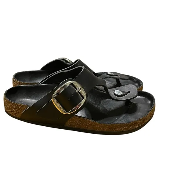 Gizeh Big BuckleNatural Leather Oiled