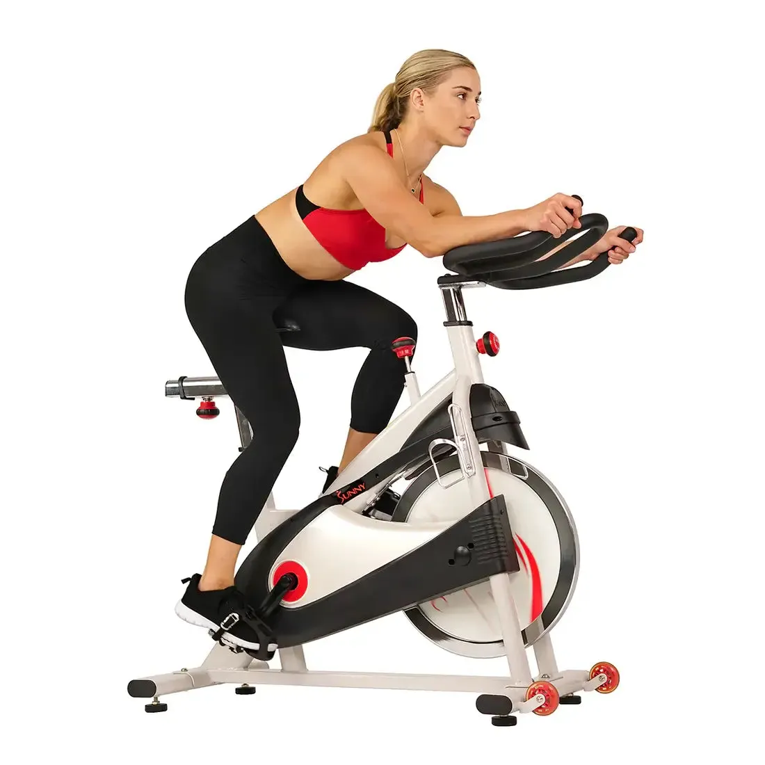GP Pro Sun Premium Cycling Exercise Bike Indoor Fitness Belt Drive Clipless Pedal - Lifetime warranty*