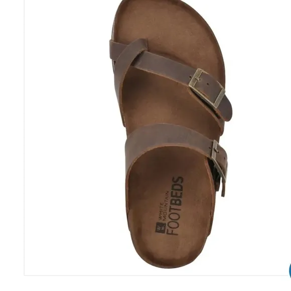 GRACIE LEATHER FOOTBEDS SANDAL NWOT