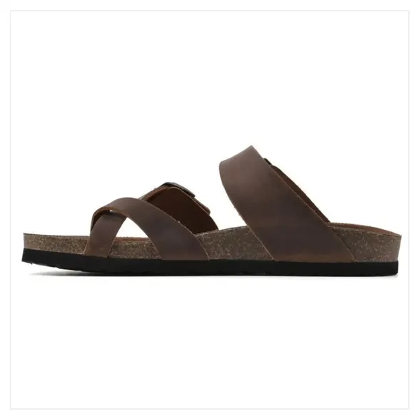 GRACIE LEATHER FOOTBEDS SANDAL NWOT