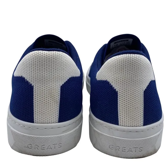 Greats Mens Shoes Royale Knit Sneakers 12 Blue Low Top Lace Up Casual Colorful