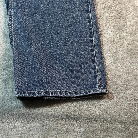 Harley Davidson Jeans Mens Size 40x30 Straight Leg Denim Blue Casual Moto Biker