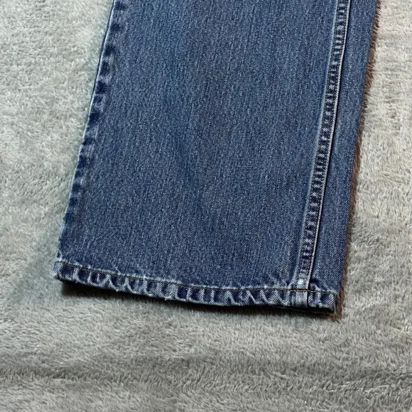 Harley Davidson Jeans Mens Size 40x30 Straight Leg Denim Blue Casual Moto Biker