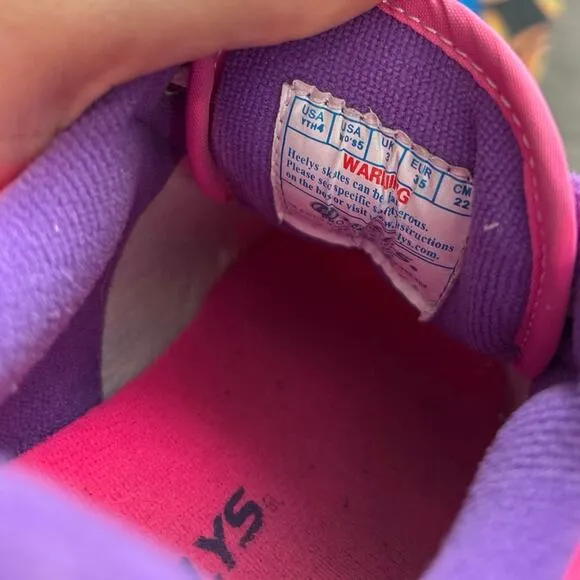 Heelys Pro 20 Sneaker In Pink Size 4 Youth