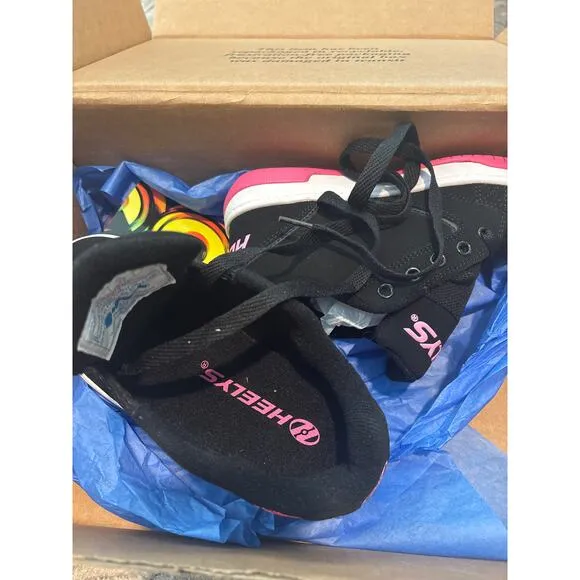 Heelys Voyager Skate Shoe - Kids' Balck Pink Size 13