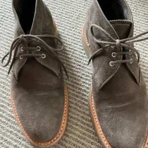 Heschung Men's French brown ankle suede boot’s