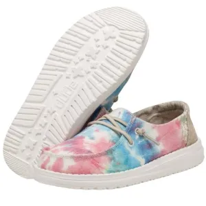 Hey Dude Kids Shoes Wendy Youth Tie Dye Shoes SZ K12 Pastel Casual NWT