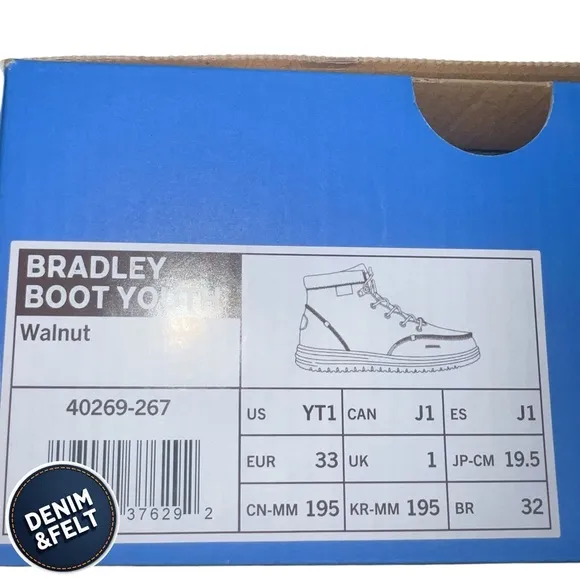 Hey Dude Little Kids/Boys Bradley Boots | NEW/NIB!!