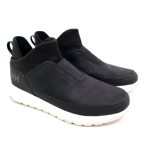 HH Helly Hansen Cora Womens Size 10 Black Leather Waterproof Boots Shoes