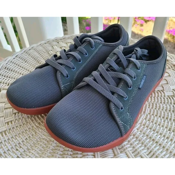 Hobibear Unisex Minimalist Wide Barefoot Shoes Gray GS7968H Mens 10, Women 12