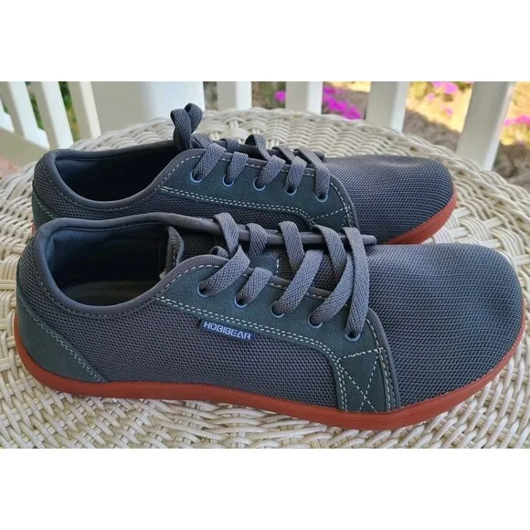 Hobibear Unisex Minimalist Wide Barefoot Shoes Gray GS7968H Mens 10, Women 12