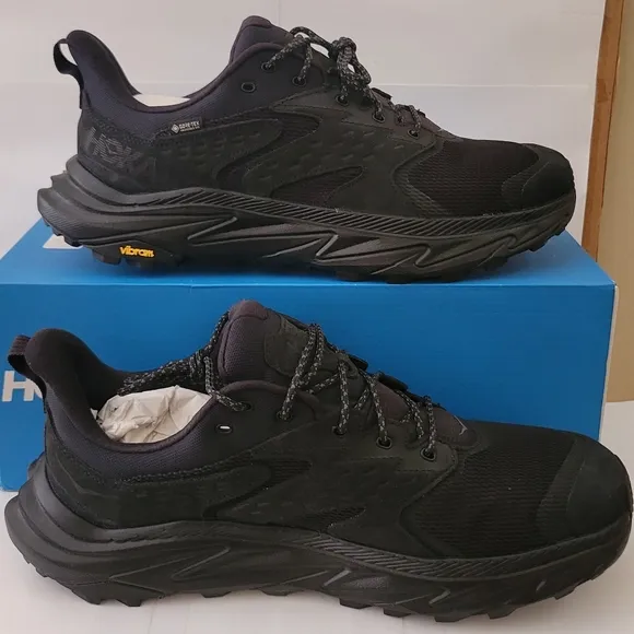 Hoka Anacapa 2 Low GTX Hiking Men's 13 Shoes Black Black