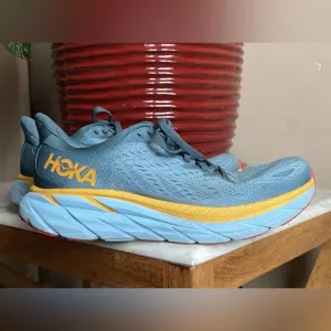 HOKA Clifton 8 Men's Goblin Blue Mountain Spring Running Shoes. Sz: 8.5D