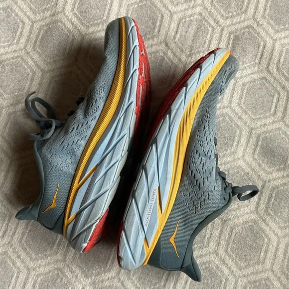 HOKA Clifton 8 Men's Goblin Blue Mountain Spring Running Shoes. Sz: 8.5D