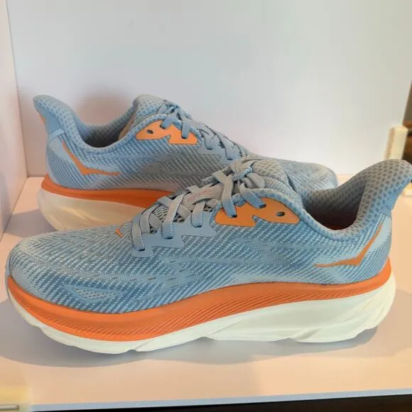 Hoka Clifton 9 Blue / Ice Water Running Shoes Womens Size 6.5