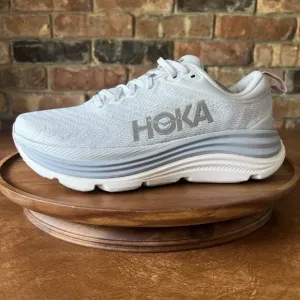 Hoka Gaviota 5 Women's Size US 8.5 Blue White Athletic Running Shoes Sneakers