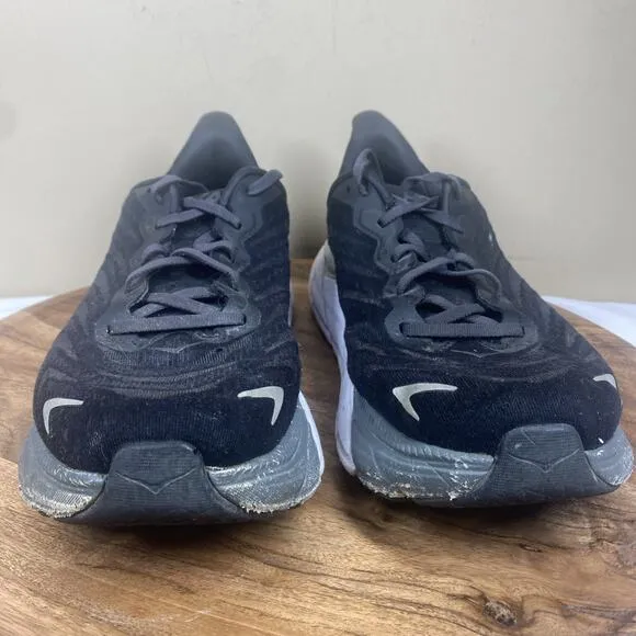 Hoka One One Arahi 6 Mens Black And White Size 11 D Athletic Running Shoes