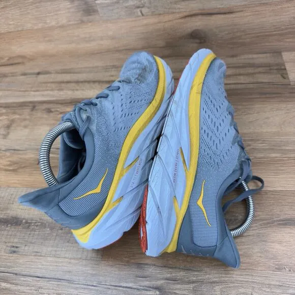 Hoka One One Clifton 8 Men’s Sz 8 2E Goblin Blue / Mountain Spring Running Shoes
