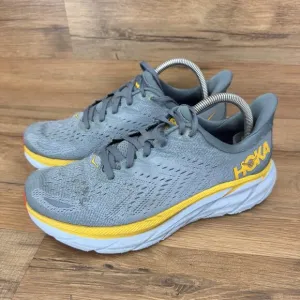 Hoka One One Clifton 8 Men’s Sz 8 2E Goblin Blue / Mountain Spring Running Shoes