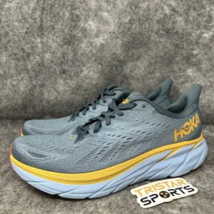 Hoka One One Clifton 8 Running Shoes Mens Size 11.5 Goblin Blue Mountain Spring