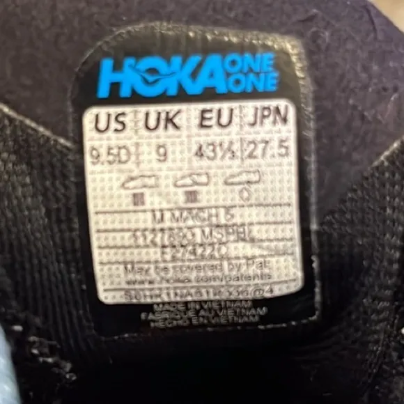 HOKA One One Mach 5Mountain Spring Puffin's BillMen's 9.5