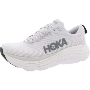 Hoka One One Mens Gaviota 5 White Running &amp; Training Shoes Sneakers NWOB