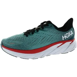 Hoka One One Mens M Clifton 8 Blue Athletic and Training Shoes Shoes NWOB