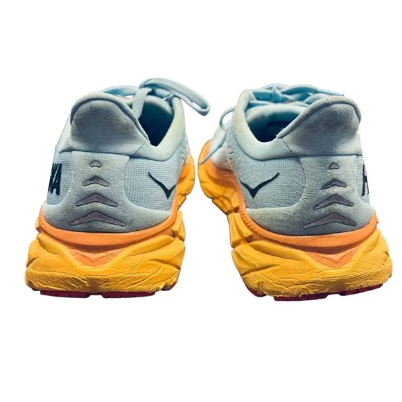 Hoka One One Shoes Womens Size 7 B Clifton 8 Blue Running Sneakers 1119394 SSIF