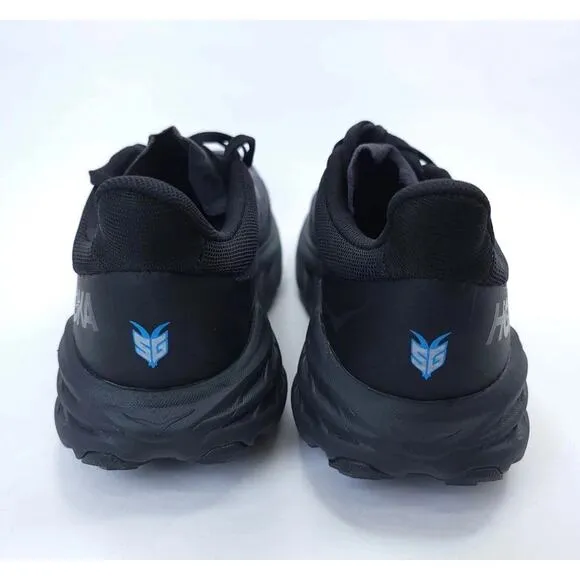 Hoka One One Speedgoat 5 Gore-Tex Spike Low Black Blue 1133550 BBLC Men 9.5