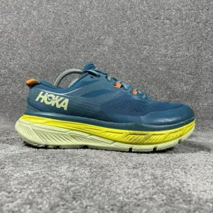Hoka One One Stinson ATR 6 Men's Size 11 Running Shoes Blue Yellow 1110506 BCBT