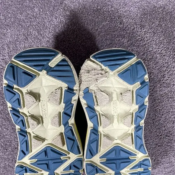Hoka One One Stinson ATR 6 Men's Size 11 Running Shoes Blue Yellow 1110506 BCBT