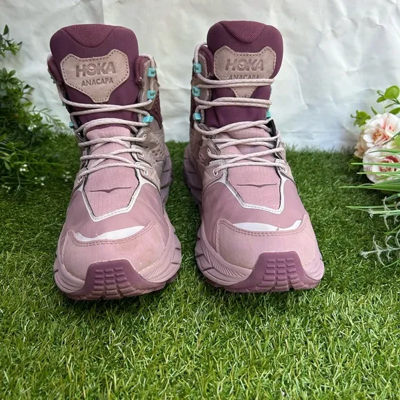 HOKA ONE ONEWomen Anacapa Mid GORE-TEX Hiking Shoes 11 Elderberry/Grape wine👟