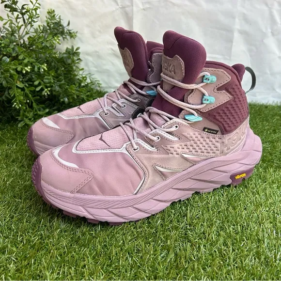 HOKA ONE ONEWomen Anacapa Mid GORE-TEX Hiking Shoes 11 Elderberry/Grape wine👟