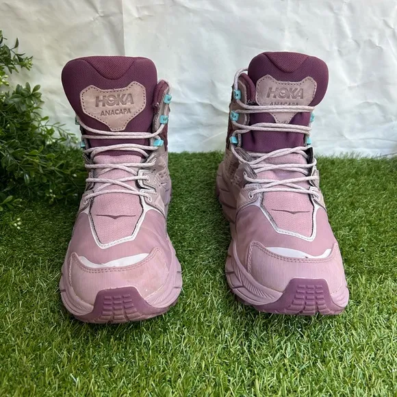 HOKA ONE ONEWomen Anacapa Mid GORE-TEX Hiking Shoes 11 Elderberry/Grape wine👟