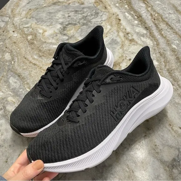 Hoka Solimar Everyday Training Shoes Sneakers Black/White Women’s 8.5 D