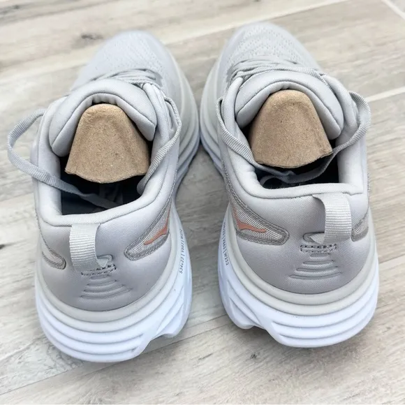 HOKA Women’s Bondi 8 Harbor Mist Lunar Running Shoes