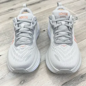 HOKA Women’s Bondi 8 Harbor Mist Lunar Running Shoes