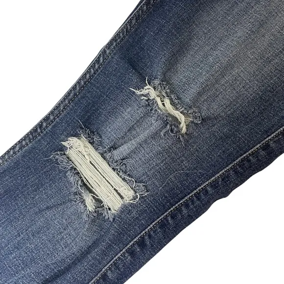 Hollister Mens Distressed Jeans Destroyed Medium Distress Wash Jean Size 32 x 30