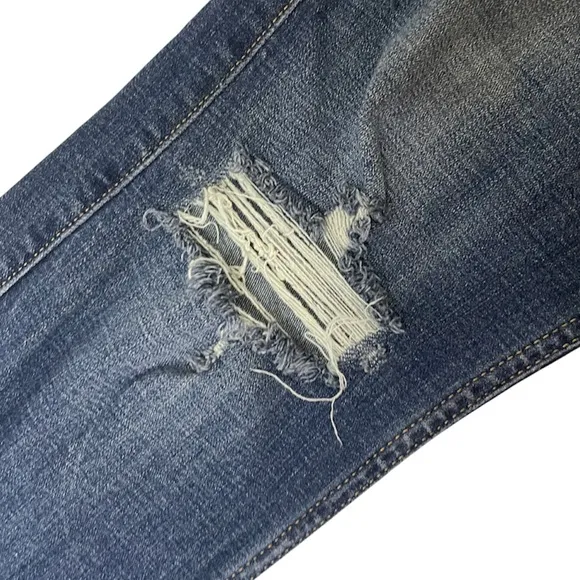 Hollister Mens Distressed Jeans Destroyed Medium Distress Wash Jean Size 32 x 30