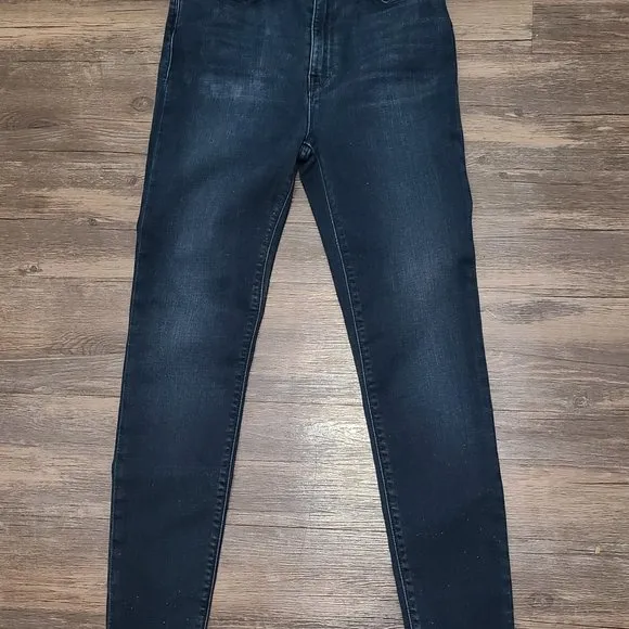 Hudson Barbara High Rise Super Skinny Ankle Jeans Size 28 GU Stretch Denim