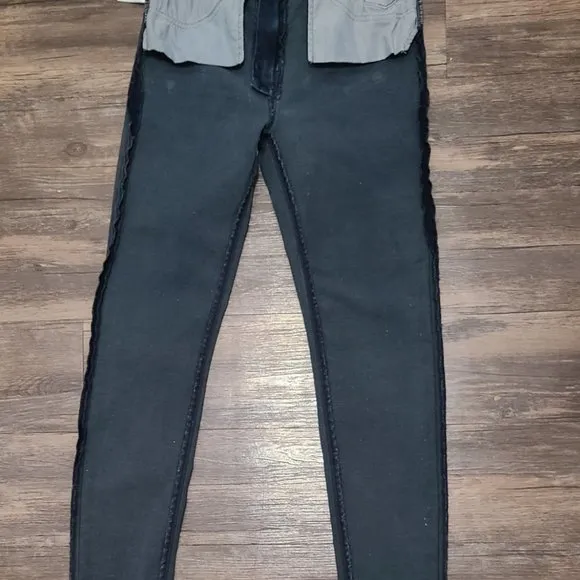 Hudson Barbara High Rise Super Skinny Ankle Jeans Size 28 GU Stretch Denim